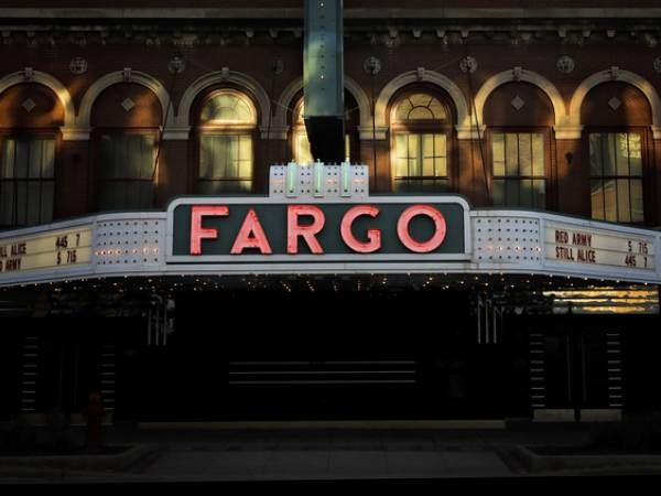 The Fargo Theater is an icon in downtown Fargo, Fargo, ND, 