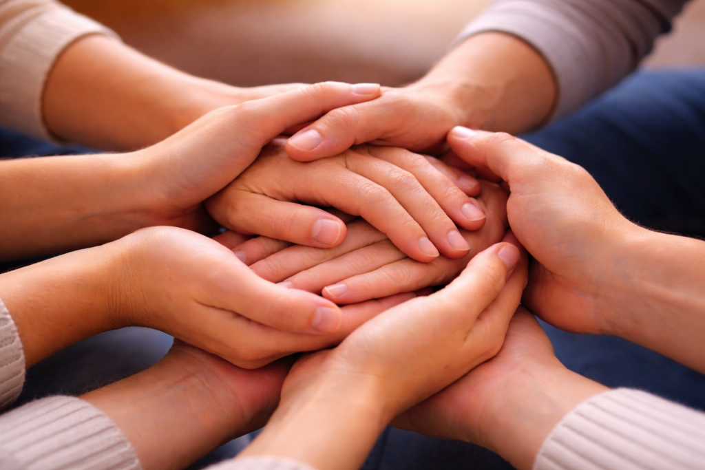 Supportive Hands in Unity